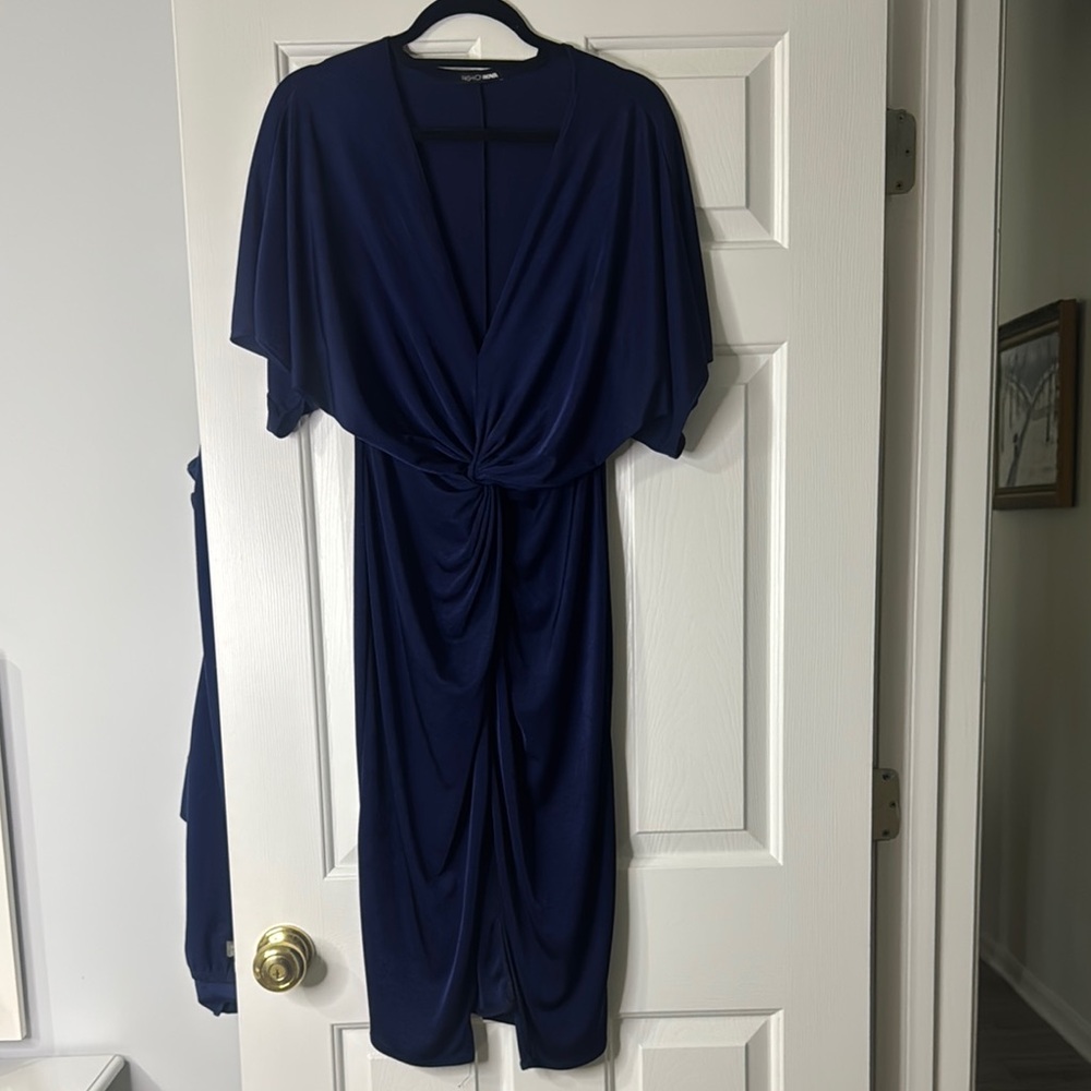 Elegant Navy Blue Dress